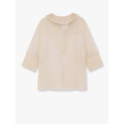 Transparent voile shirt