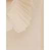 Transparent voile shirt