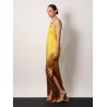 Deruta silk long dress