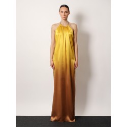 Deruta silk long dress