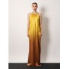 Deruta silk long dress