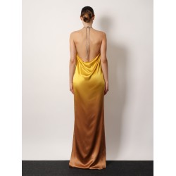 Deruta silk long dress