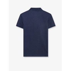 Cotton polo shirt with embroidered logo