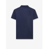Cotton polo shirt with embroidered logo