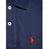 Cotton polo shirt with embroidered logo
