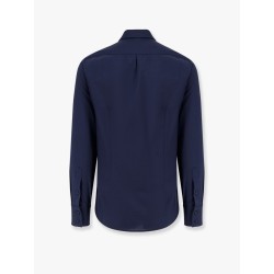 Slim fit virgin wool shirt