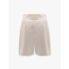 Fabric shorts with lurex effect