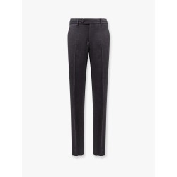 Slim fit stretch virgin wool trouser