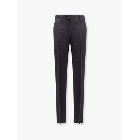 Slim fit stretch virgin wool trouser