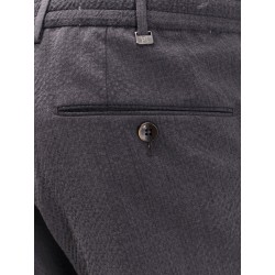 Slim fit stretch virgin wool trouser