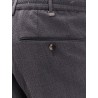 Slim fit stretch virgin wool trouser