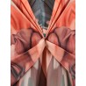Silk dress with floral print