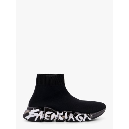 Speed 2.0 graffiti recycled knit sneaker