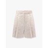 Abisso 1234 max mara sfilata wool shorts with rippled appearance