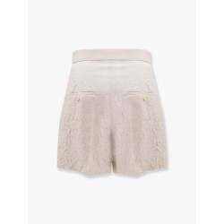 Abisso 1234 max mara sfilata wool shorts with rippled appearance