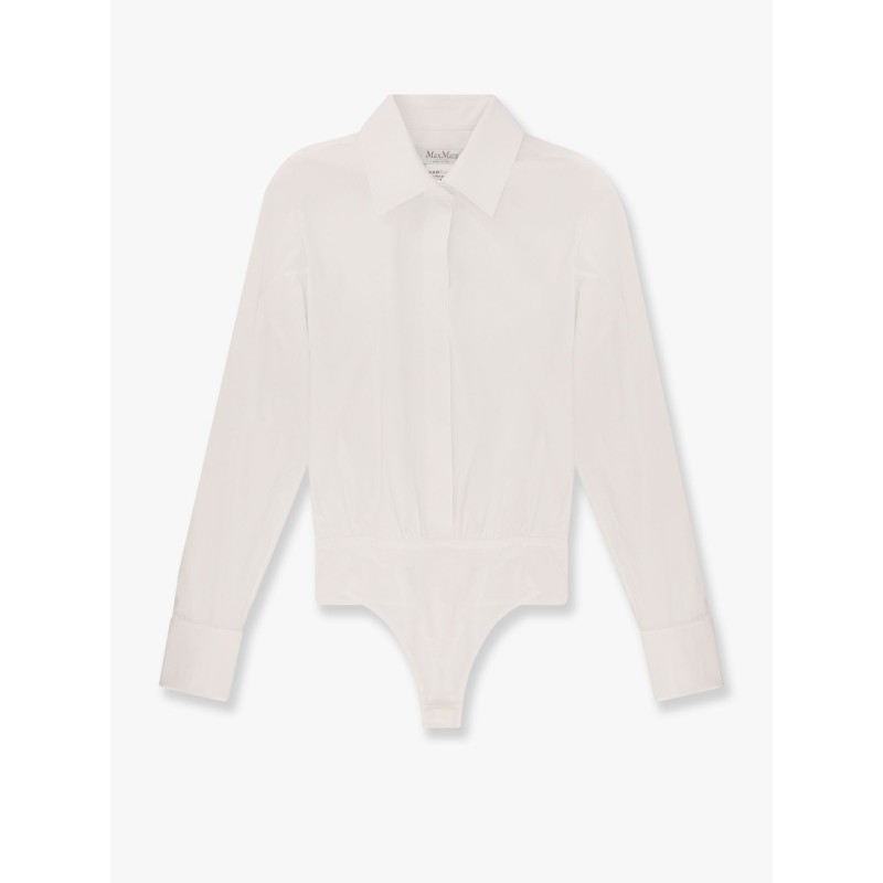 Angora 1234 stretch cotton body shirt with logo embroidery