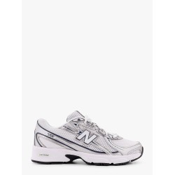 Mesh and leather sneakers