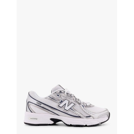 Mesh and leather sneakers