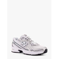 Mesh and leather sneakers
