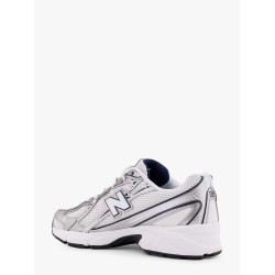 Mesh and leather sneakers