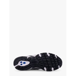 Mesh and leather sneakers