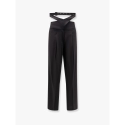 Stretch virgin wool trouser