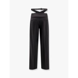 Stretch virgin wool trouser