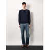 Virgin wool sweater with vlogo embroidery