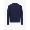 Virgin wool sweater with vlogo embroidery