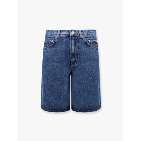 Wbrami stone washed bermuda shorts