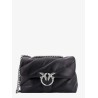 Matelassé leather shoulder bag with iconic love birds buckle