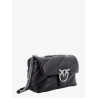 Matelassé leather shoulder bag with iconic love birds buckle
