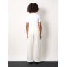 Marianna distressed fabric trouser