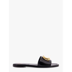 Valentino garavani leather sandals  with vlogo signature