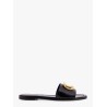 Valentino garavani leather sandals  with vlogo signature