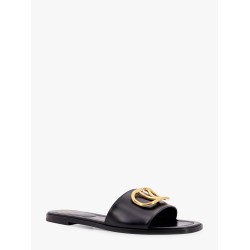 Valentino garavani leather sandals  with vlogo signature