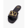 Valentino garavani leather sandals  with vlogo signature