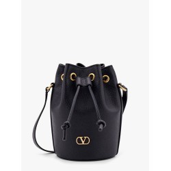 Valentino garavani leather bucket bag