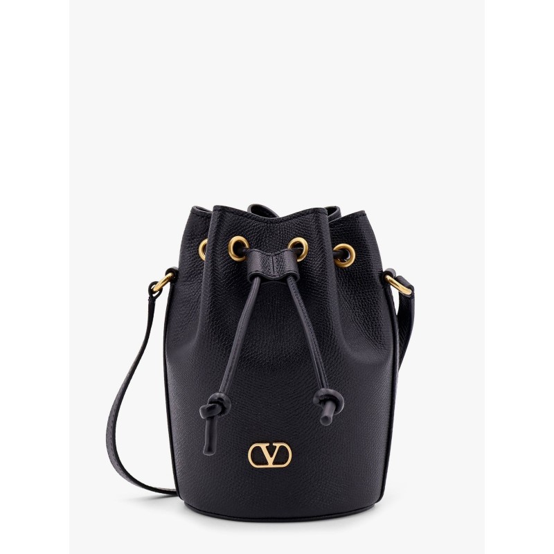 Valentino garavani leather bucket bag