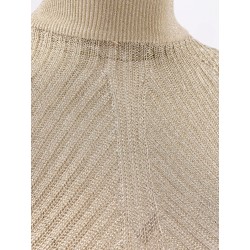 Ribbed knitted long dress