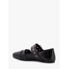 Dior punk leather ballerinas