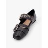 Dior punk leather ballerinas