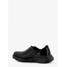 Derby leather moccasin with aluminum buckle with logo detail