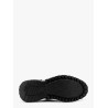 Derby leather moccasin with aluminum buckle with logo detail