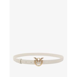 Love berry leather belt with love birds buckle