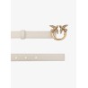 Love berry leather belt with love birds buckle