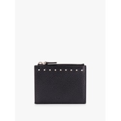 Valentino garavani rockstud leather card holder