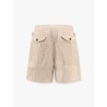 Double weave linen bermuda shorts