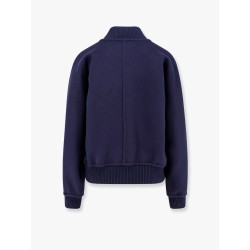 Virgin wool and silk bomber with dior oblique internal motif