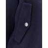Virgin wool and silk bomber with dior oblique internal motif